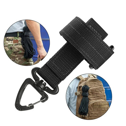Multi-purpose Nylon Gloves Hook Work Gloves Safety Clip Outdoor Tactical Climbing Rope Camping Hanging Buck Outdoor Camping…