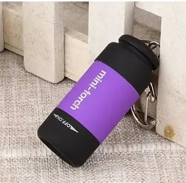 Led Micro Pocket Flashlight Portable USB Rechargeable Keychain Flashlight Waterproof Home Outdoor Hiking Camping Flashlight…