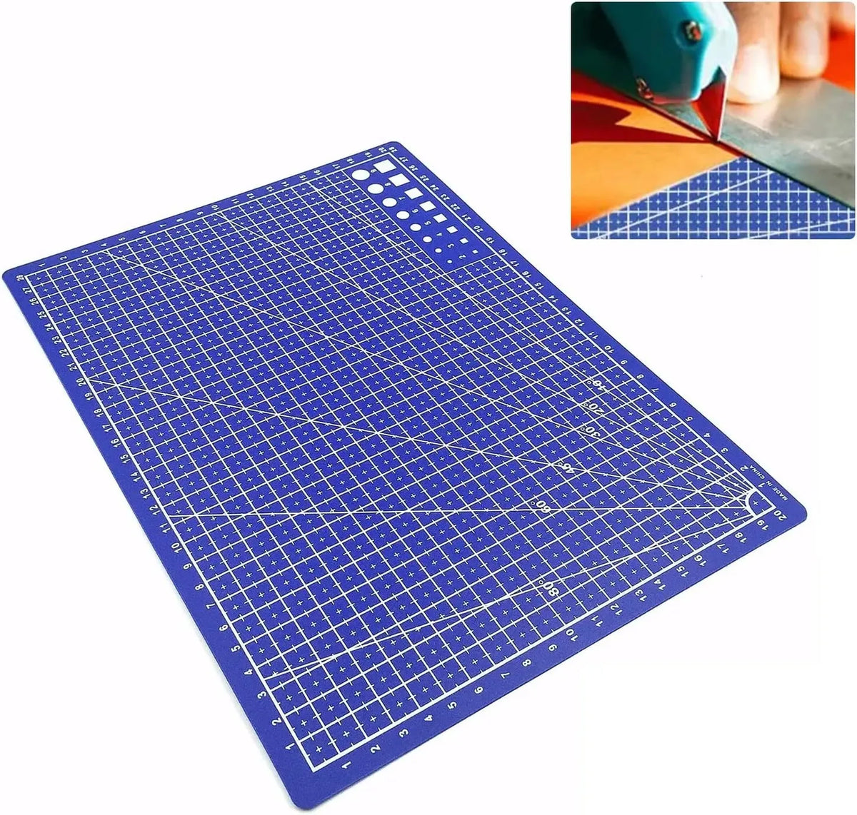 A3 A4 A5 PVC Cutting Mat Workbench Patchwork Cut Pad Sewing Manual DIY Knife Engraving Leather Cutting Board Side Underlay -…