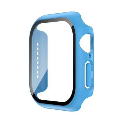 Tempered Glass+Cover For Apple Watch 11 10 9 8 7 46mm 42mm PC Bumper Screen Protector Case iWatch Series 7 6 5 4 SE3 44 40 4…