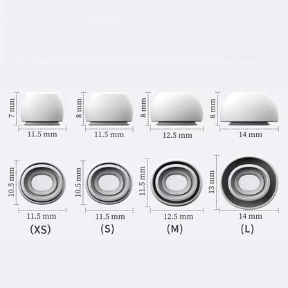 Eartips For Airpods Pro 1/2 Ear Pads Silicone Case Pressure Relief Hole Ear Caps Cushion Eartips Buds Earphone Air Pods Pro…