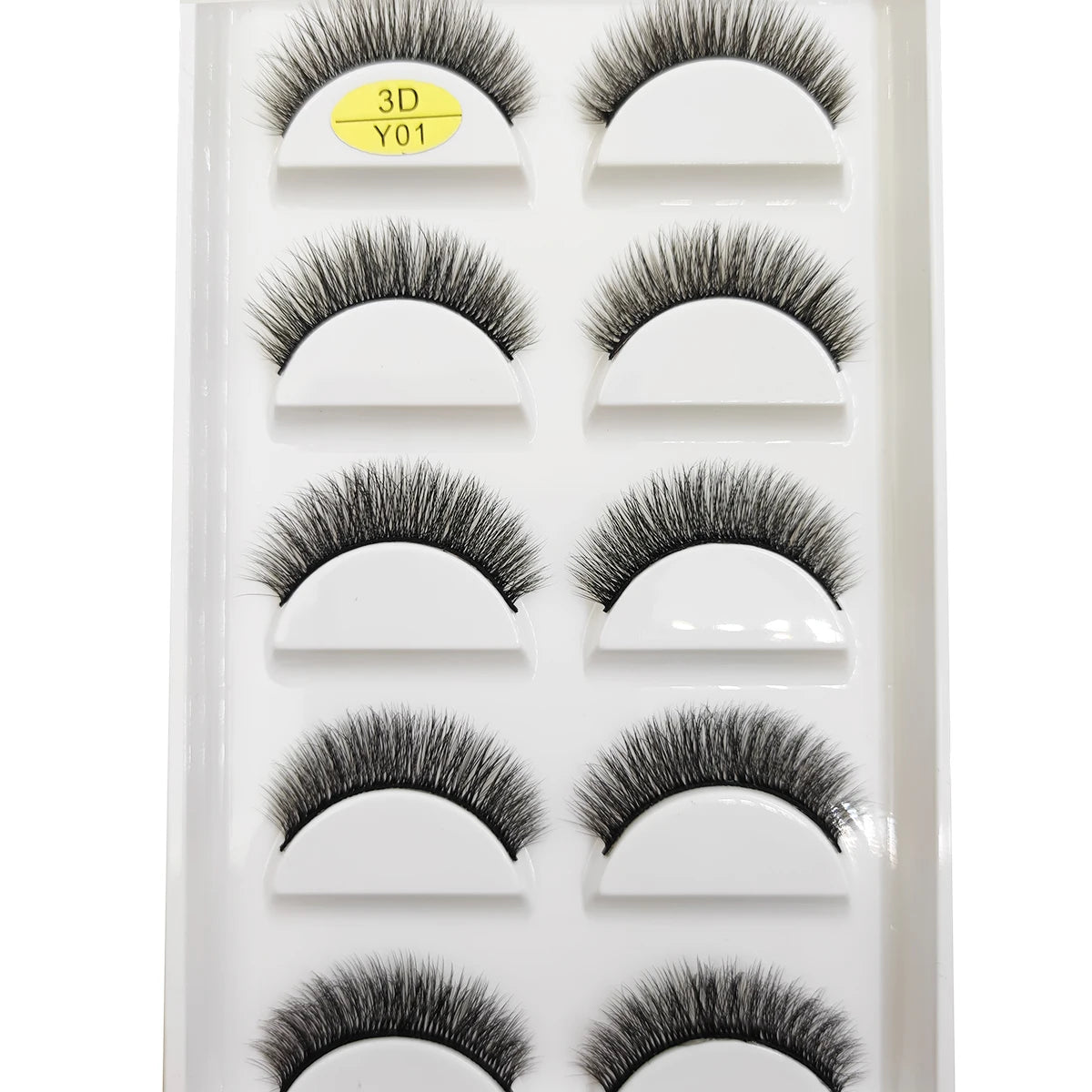 Natural 3D Mink False Eyelashes, Soft Wispy, Fluffy Eye Faux Lashes, Make Up Eyelash, Beauty Cat Cilios, 5 Pairs, 15 Styles…