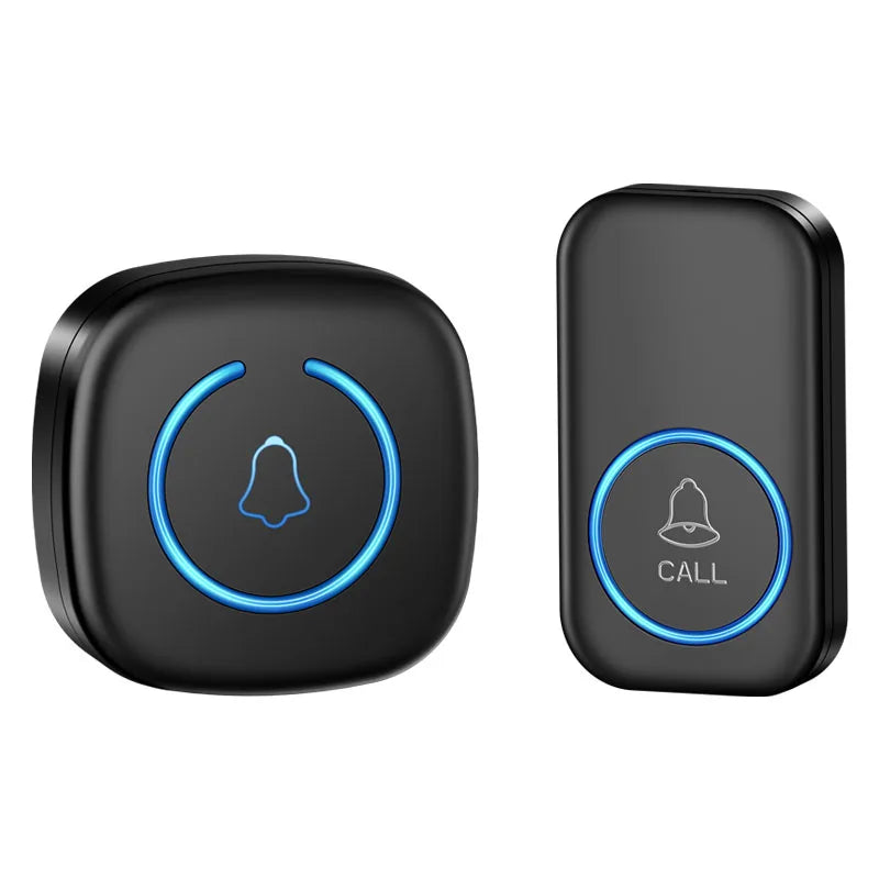 Wireless Doorbell IP44 Waterproof Smart Home Welcome Door Bell 300M Range 60Songs Intelligent Home Chime Bell Kit US/EU Plug…