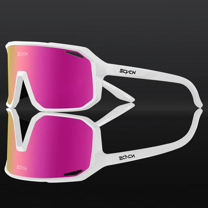SCVCN New Cycling Glasses Bike Sunglasses Men UV400 Eyewear Outdoor Sports MTB Goggles Bicycle Women Riding Hiking Sunglasse…