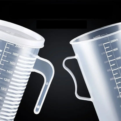 100-5000ml Thickened Plastic Measuring Cup with Scale Food Grade Measuring Cup Experimental Measuring Cup Beaker Plastic Cup…
