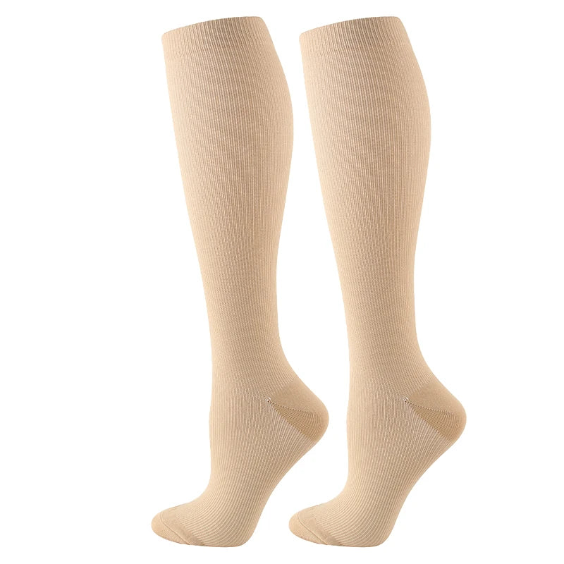 Varicose Veins Compression Socks Fit For Golf Rugby Running Hiking Sports For Anti Fatigue Driving Travel Flight Women Men S…