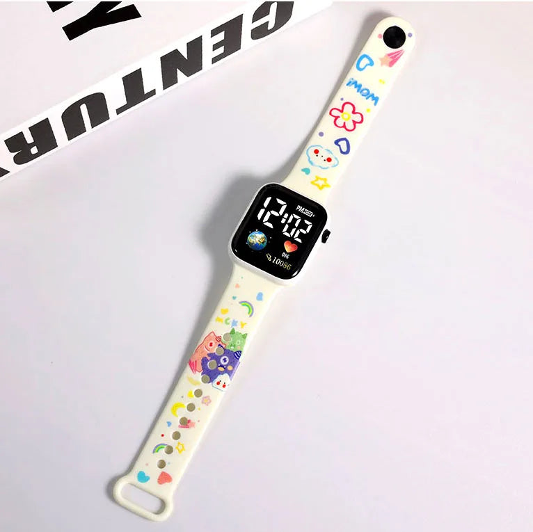 New Stitch Children Watches Girls Reloj Inteligente Para Niños Niña Reloj Hello Kitty Digital Watch Women Relógio Infantil -…