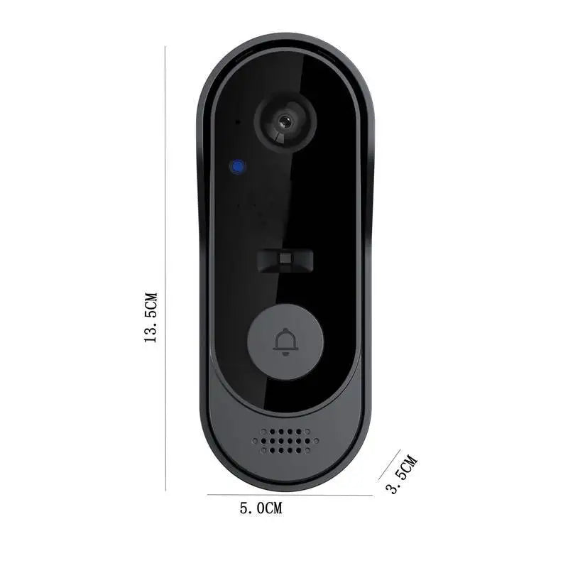 Tuya WiFi Smart Video Doorbell 1080P HD Outdoor Peephole Camera with Two-Way Audio Intercom Waterproof Home Security Door Ey…