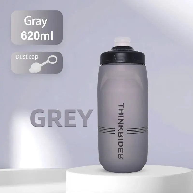 ThinkRider 620ml/750ml Bicycle Bottle MTB Road Bike Water Bottle Outdoor Sports Plastic Portable Large Capacity Drink Cyclin…