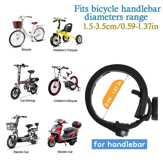 1/2PCS Bicycle Rearview Mirror 360 Degree Adjustable Rotatable Universal Cycling Handlebar Rear View Mirrors for MTB Road Bi…