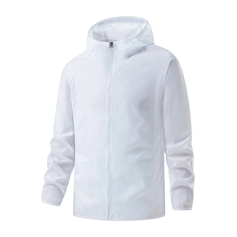 LNGXO Waterproof Hiking Jackets for Men and Women Sun Protection Windbreaker Camping Climbing Rain Coat Unisex Portable Clot…