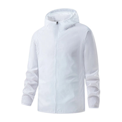 LNGXO Waterproof Hiking Jackets for Men and Women Sun Protection Windbreaker Camping Climbing Rain Coat Unisex Portable Clot…