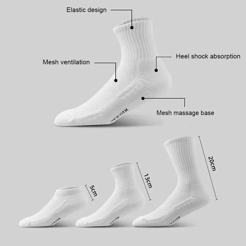 1pairs Socks Men's cotton deodorant winter towel bottom with velvet mid-tube white stockings thickened sports basketball soc…