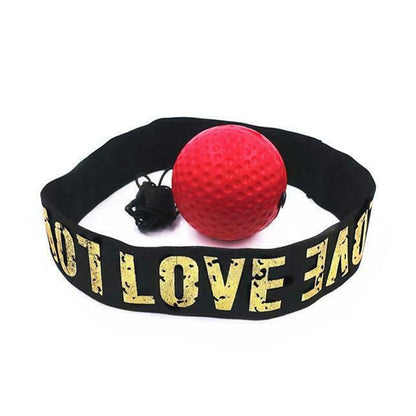 Boxing Reflex Speed Punch Ball Boxing Rubber Balls for Agility Reaction Training with Sweatband Fitness Equipments Accessori…