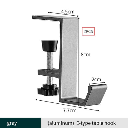 Punch-free Hanging Bag Hook Student Desk Side Hanging Bag Artifact Removable Mobile Handbag Holders Multi-functional Table H…