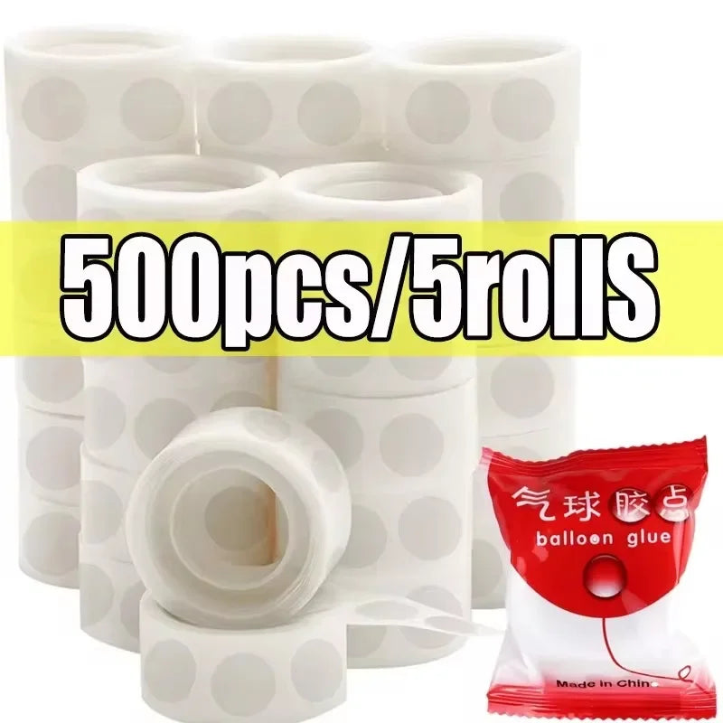 Double Sided Clear Sticky Point Tape Balloon Glue Dot Adhesive Birthday Wedding Party Balloons Glue Sticker Photoes Stand Ar…