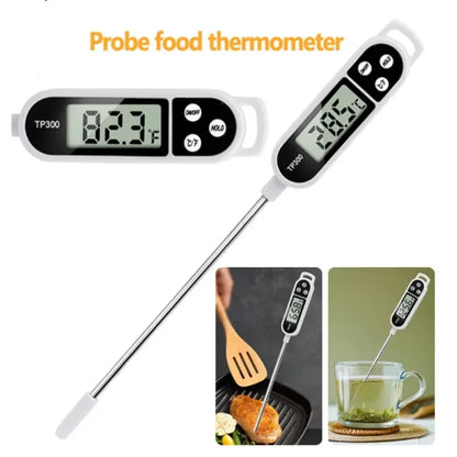 1-10P Digital Kitchen Food Thermometer TP300 Water Oil Thermometer for Meat Cooking Food Probe BBQ Electronic Oven Kitchen T…
