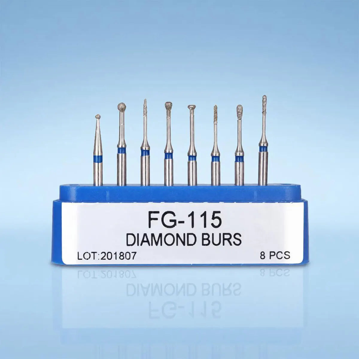 1BOX Azdent DENTAL Diamond Bur Kit With Storage Box Various Functions Optional Fit for High Speed Handpiece - image 2