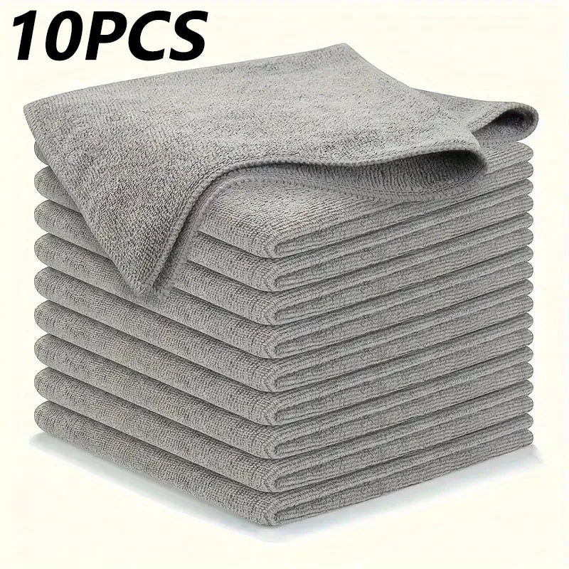 Thicken Microfiber Cleaning Cloths Lint Free Microfiber Cleaning Towel Cloths Reusable Cleaning Towels Absorbent for Car Win…