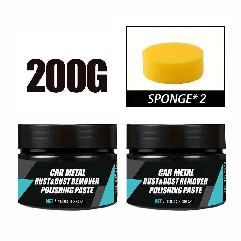 Car Rust Restoration Paste for Chrome Parts of Auto Rust And Fading on Car Wheels Designed for Renewing Oxidized Scratch Rep…