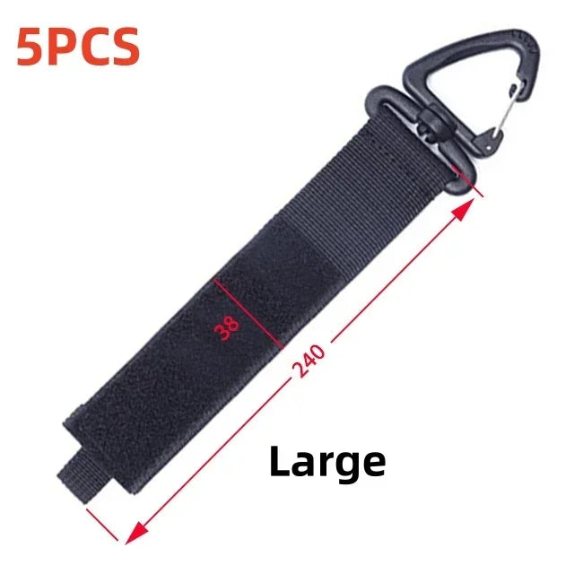 Cord Organizer Holder with Rotate Buckle Wire Manager Power Cord Management Nylon Heavy Cord Storage Straps for Cables Hoses…