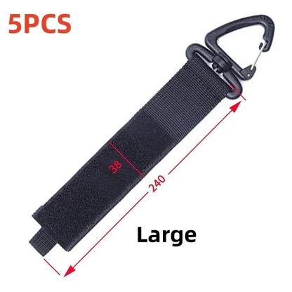 Cord Organizer Holder with Rotate Buckle Wire Manager Power Cord Management Nylon Heavy Cord Storage Straps for Cables Hoses…