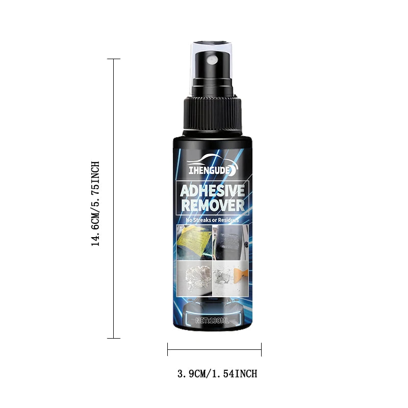 Fast-Acting Adhesive Remover Spray - Leaves No Residue, Can Remove Glue, Stickers, and Sticky Residue from Cars, Furniture,…