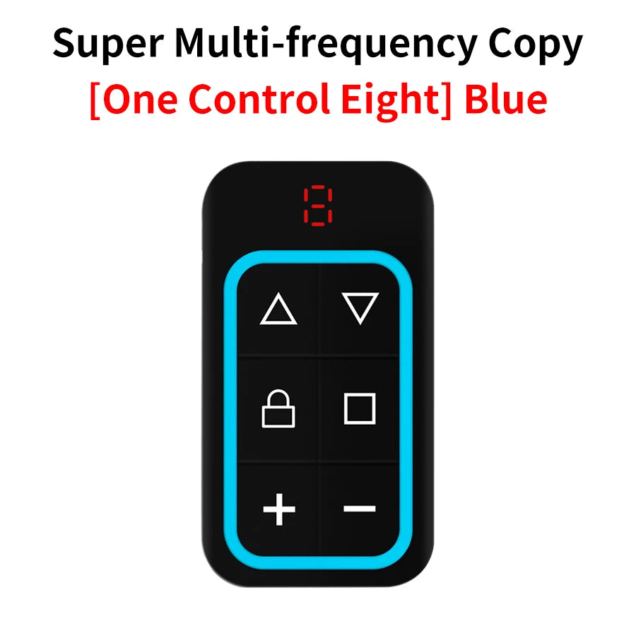 Universal Garage Remote Control Gate Key Duplicator Clone Multi-frequency Garage Door Controller 8 Channels 300-915Mhz 433Mh…