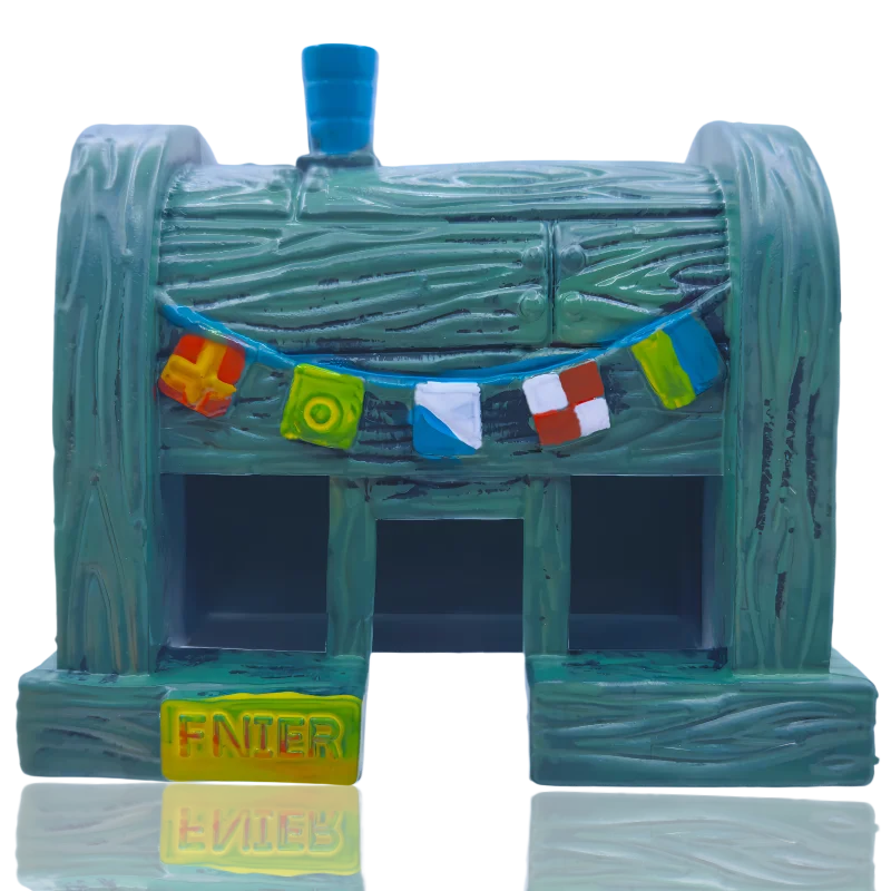 6pcs SpongeBob Fish Tank Decoration Cartoon Aquarium Doll Decorations Pineapple House Fish Shrimp Hideout Aquarium Decoratio…