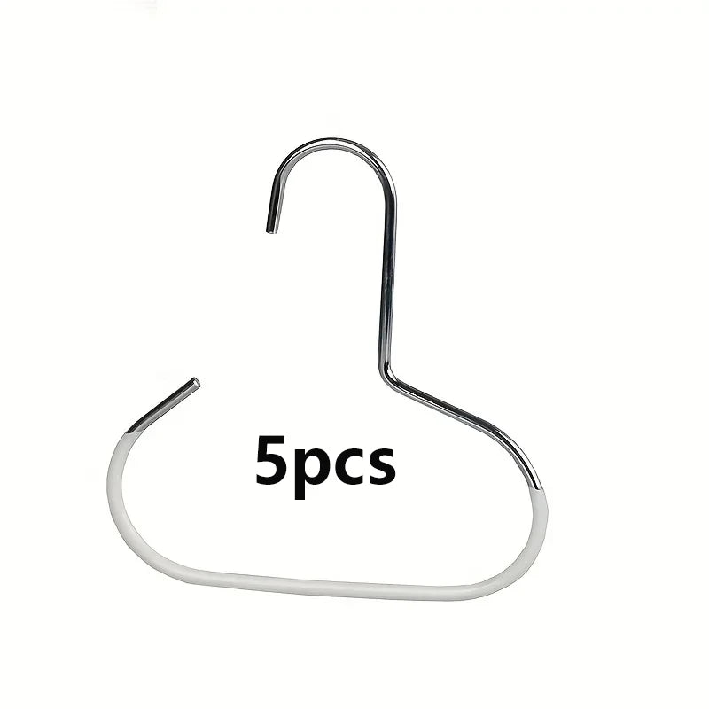 1/2/5pcsVersatile Manganese Steel Round Hook - Perfect for Hats, Ties, Scarves & Bags, Strong Load-Bearing, Non-Deformable -…