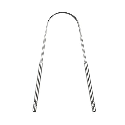 Premium 1pcs/3pcs Metal Tongue Scraper Cleaner for Adults & Kids Portable Stainless Steel Tongue Scrapers Brushes for Removi…