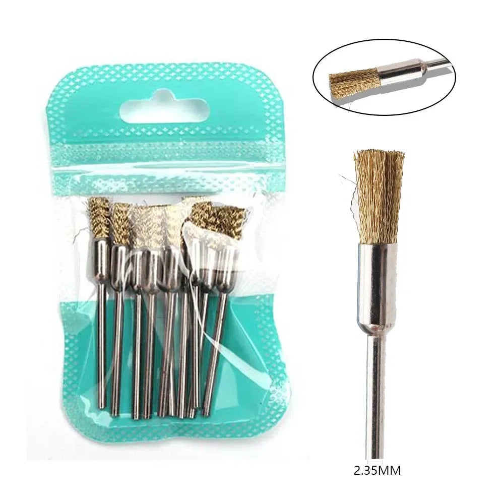 10pcs Diamond Milling Cutter Nail Drill Bits Set For Manicure Accessory Pedicure Eletric Machine Nail Bit Brush Burr Tools -…