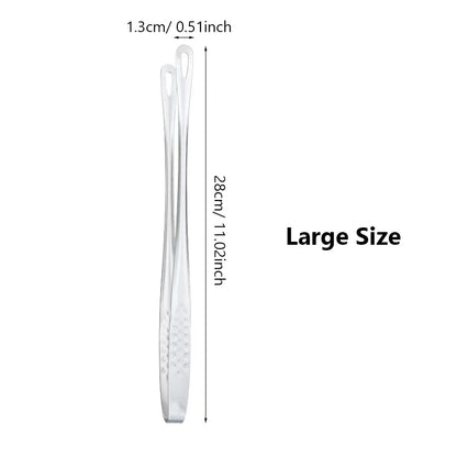 Long Stainless Steel Kitchen Tongs Non-Slip Heat Resistant BBQ Grill Tongs for Steak Seafood Buffet Salad Cooking Tools - im…