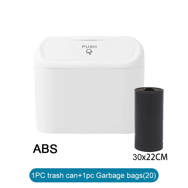Car Trash Can (with Lid) Contains 60 (300) Garbage Bags, Small Car Trash Can, Leak-proof Mini Car Accessories - image 14