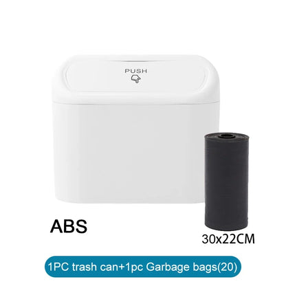 Car Trash Can (with Lid) Contains 60 (300) Garbage Bags, Small Car Trash Can, Leak-proof Mini Car Accessories - image 14