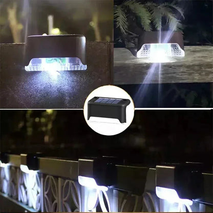 1/4/8/12/pcs Solar LED Lights Outdoor Garden Light Deck Lamp Solar Stairs Light Waterproof Solar Step Lamp Patio Garden Deco…
