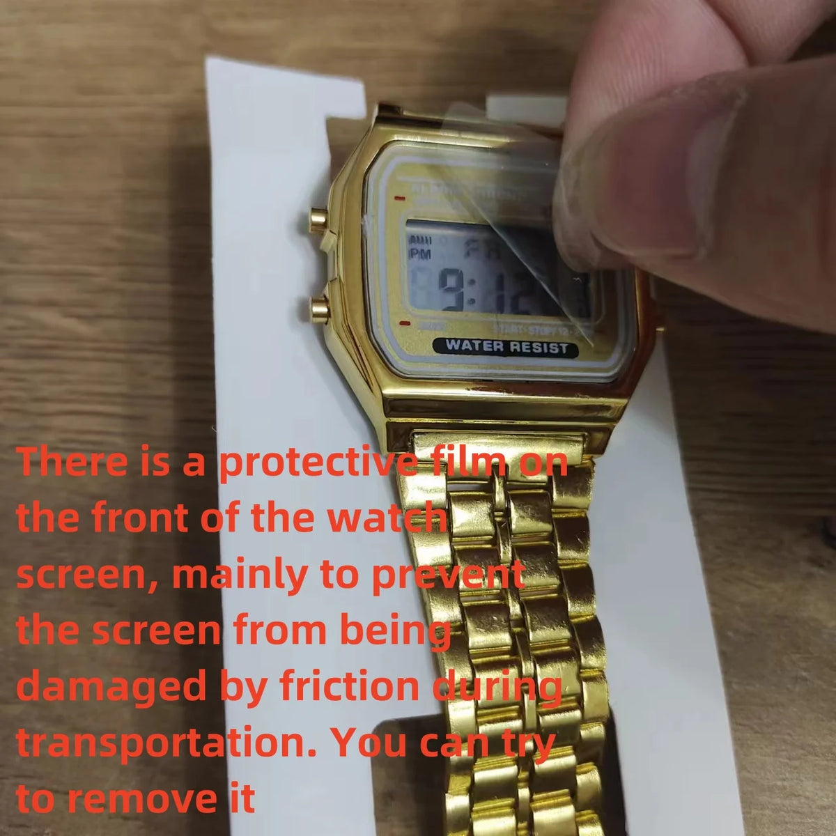 F91W Non-Waterproof Steel Band Watch For Women, Men, Business Clock, Multi-Functional LED Digital Sports Watch, Electronic C…