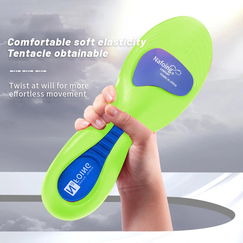Orthopedic Insoles for Feet Sport Shock-absorbing Insole for Shoes Arch Support Plantar Fasciitis Templates Pads Men Women S…