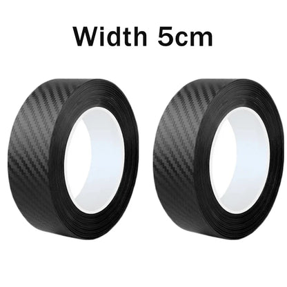 Nano Carbon Fiber Car Sticker Paste Protector Strip DIY Automotive Protective Film Auto Door Sill Side Mirror Anti Scratch T…