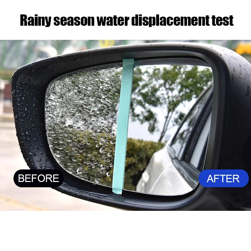 Car Glass Anti-rain Water Spray Repellent Nano Coating Hydrophobic Waterproof Agent Oil Film Removing Auto Glass Film Agent…