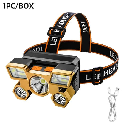 Powerful Rechargeable Head Flashlight for Fishing Led Headlamp Nitecore Camping Headlights Hunting Torch Hiking Front Lanter…