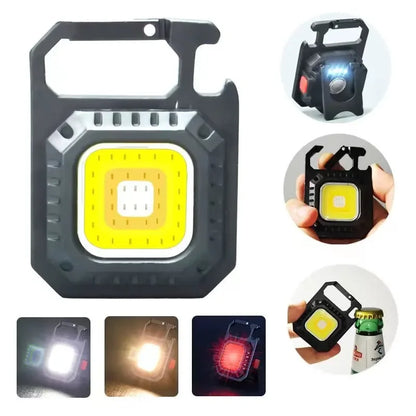 Mini LED Flashlight Magnetic COB Outdoor Camping Pocket Work Light 800 Lumens USB Rechargeable 7 Modes Spotlights - image 7