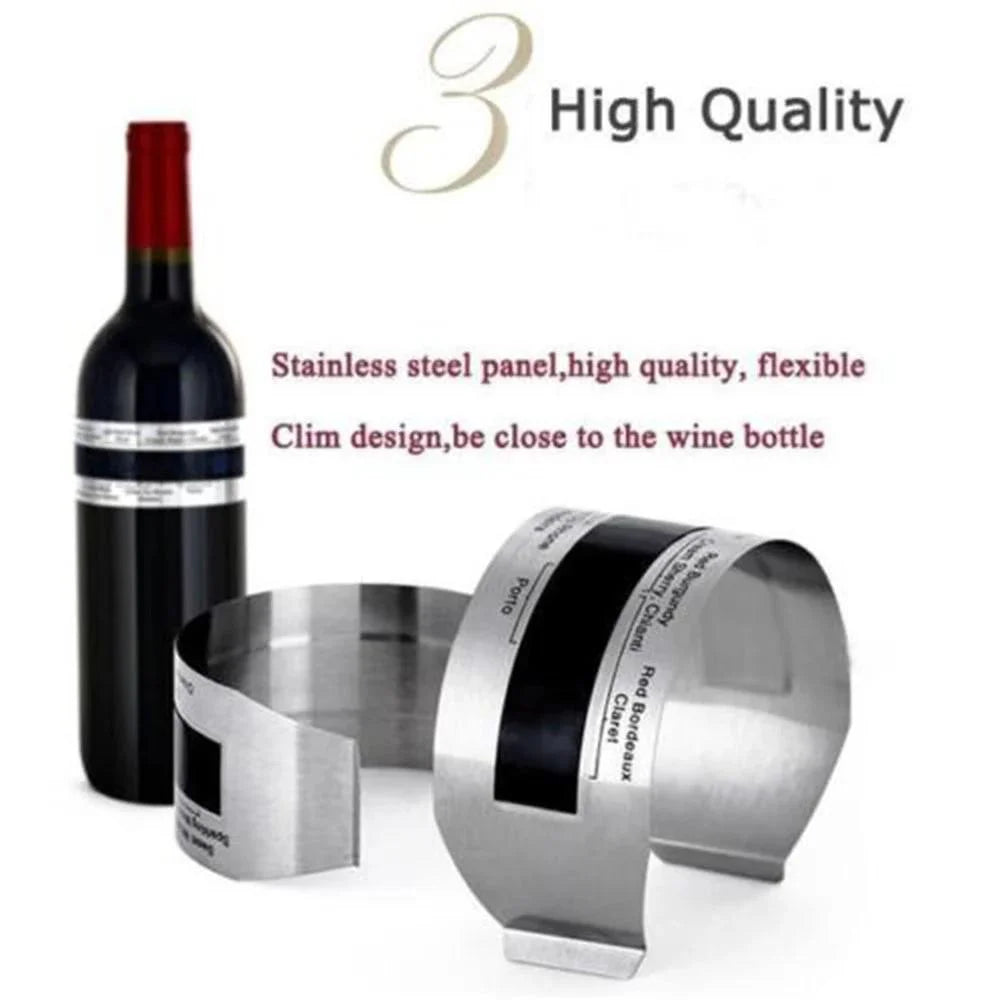 Wine Collar Thermometer Bar Beverage Tool Clever Wine Bottle Snap Thermometer Lcd Display Clip for Champagne Beer - image 5