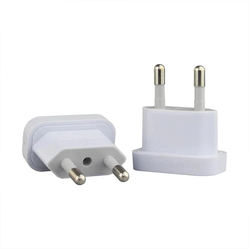 1 Pcs 4.8mm Power Plug Adapter US To EU Euro Europe Plug Power Plug Converter Travel Adapter Power Converter Outlet - image 3