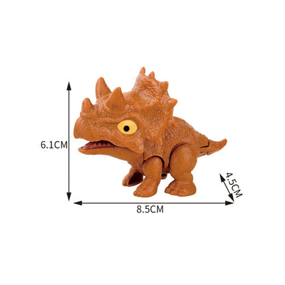 Jurassic Finger Dinosaur Triceratops Tyrannosaurus Model Toys for Kids Creative Finger Biting Dinosaurs Interactive Toy Boy…