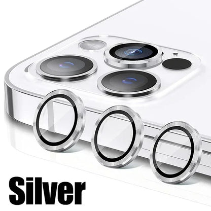 3Pcs Metal Lens Protector Glass For iPhone 15 13 12 11 14 Pro Max Back Camera Lens Protection Film For iPhone 13 Mini 14 15…
