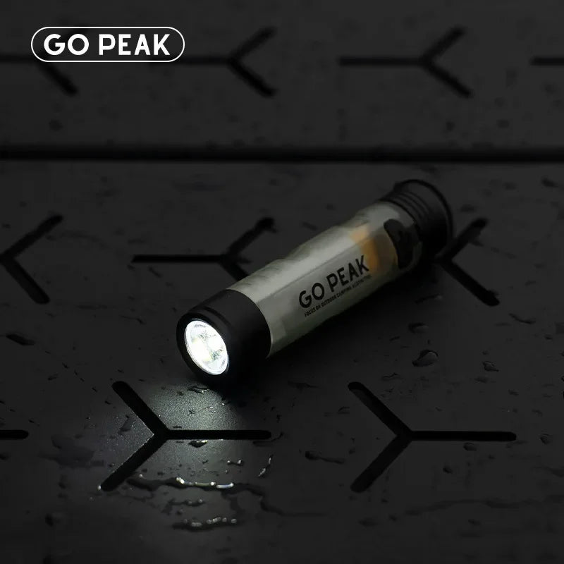 GOPEAK Pocket Mini Flashlight Outdoor Key Clip Cap Ambient Led Long Endurance Disaster Relief Emergency 5050 Small Light - i…