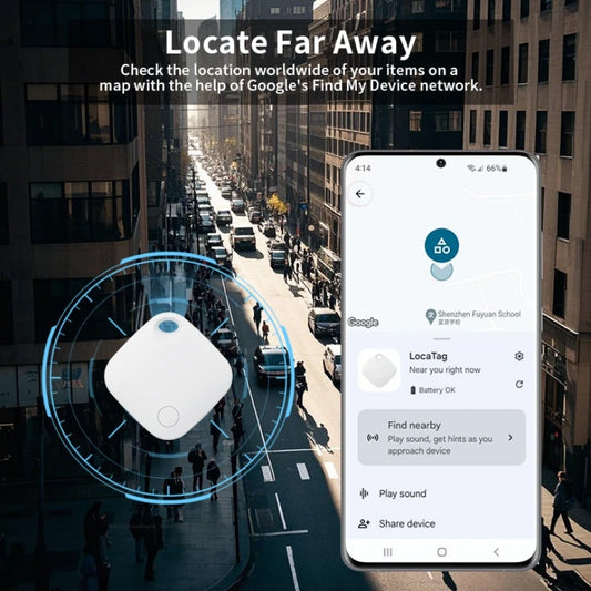 Smart Location Tracker for Android Devices Tag Work With Google Find Hub App Positioning Key Finder for Xiaomi Samsung Motor…
