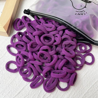 20/50pcs Kids Elastic Hair Bands Girls Sweets Scrunchie Rubber Band for Children Hair Ties Clips Headband Baby Hair Accessor…