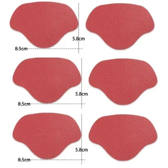 6pcs Sports Shoes Repair Stickers Suede Heel Protector Anti-Wear Repair Holes Self-adhesive Patches Insoles Pad Foot Care In…